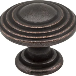 Jeffrey Alexander Bremen 2 Stacked Cabinet Knob