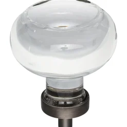 Jeffrey Alexander Harlow Button Glass Knob