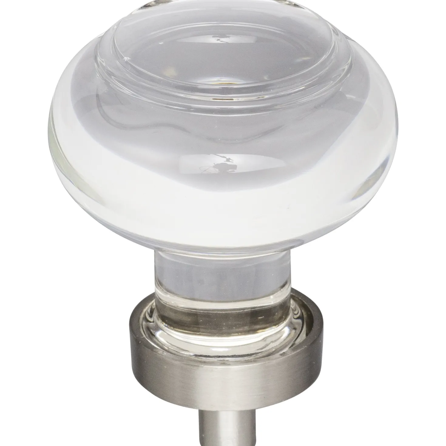Jeffrey Alexander Harlow Button Glass Knob
