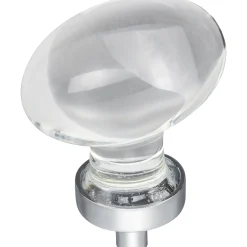 Jeffrey Alexander Harlow Football Glass Knob