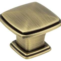 Jeffrey Alexander Milan 1 Plain Square Cabinet Knob