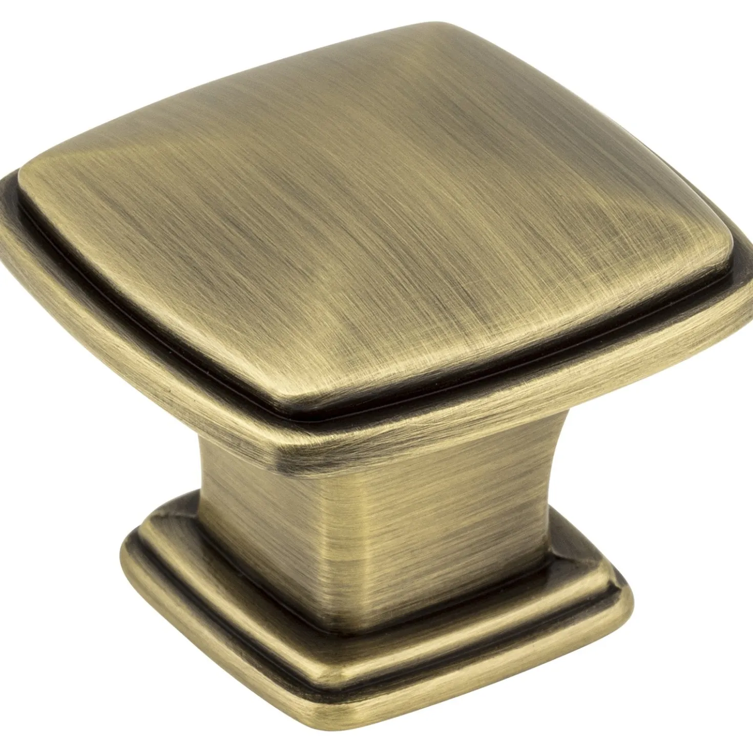 Jeffrey Alexander Milan 1 Plain Square Cabinet Knob