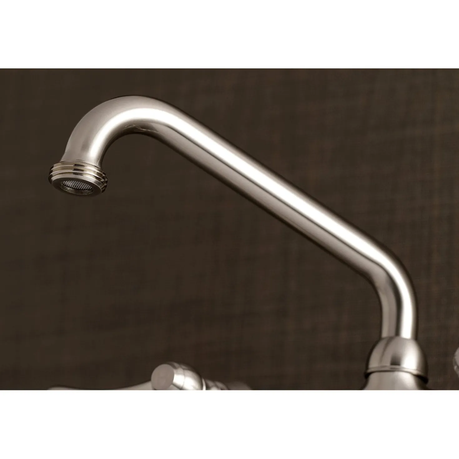 Kingston Brass 6" Adjustable Center Wall Mount Laundry Faucet