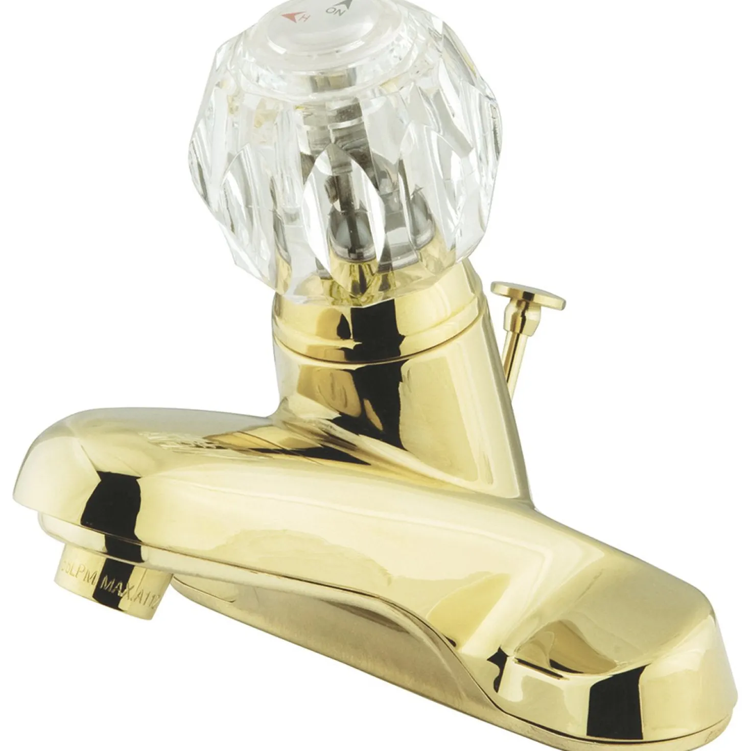 Kingston Brass Americana Twin Handle 4" Centerset Lavatory Faucet with Brass Pop-up