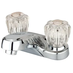 Kingston Brass Americana Two Handle 4" Centerset Lavatory Faucet in Polished Chrome