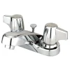 Kingston Brass Americana Two Handle 4" Centerset Lavatory Faucet with Brass Pop-up