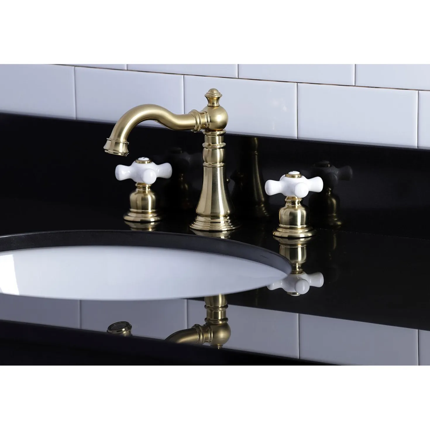 Kingston Brass American Classic Fauceture 8" Widespread Bathroom Faucet