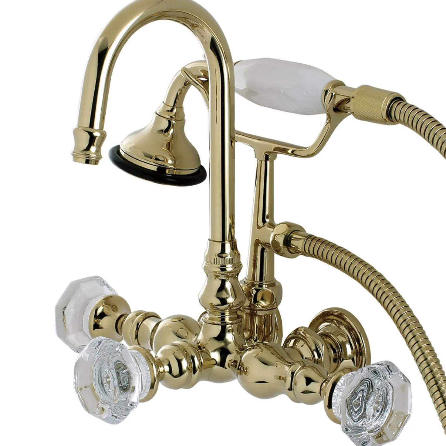 Kingston Brass Aqua Eden Celebrity Wall Mount Clawfoot Tub Faucet