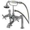 Kingston Brass Aqua Eden Essex Deck Mount Clawfoot Tub Faucet