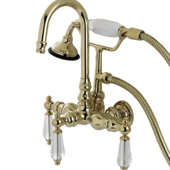 Kingston Brass Aqua Eden Wilshire Wall Mount Clawfoot Tub Faucet