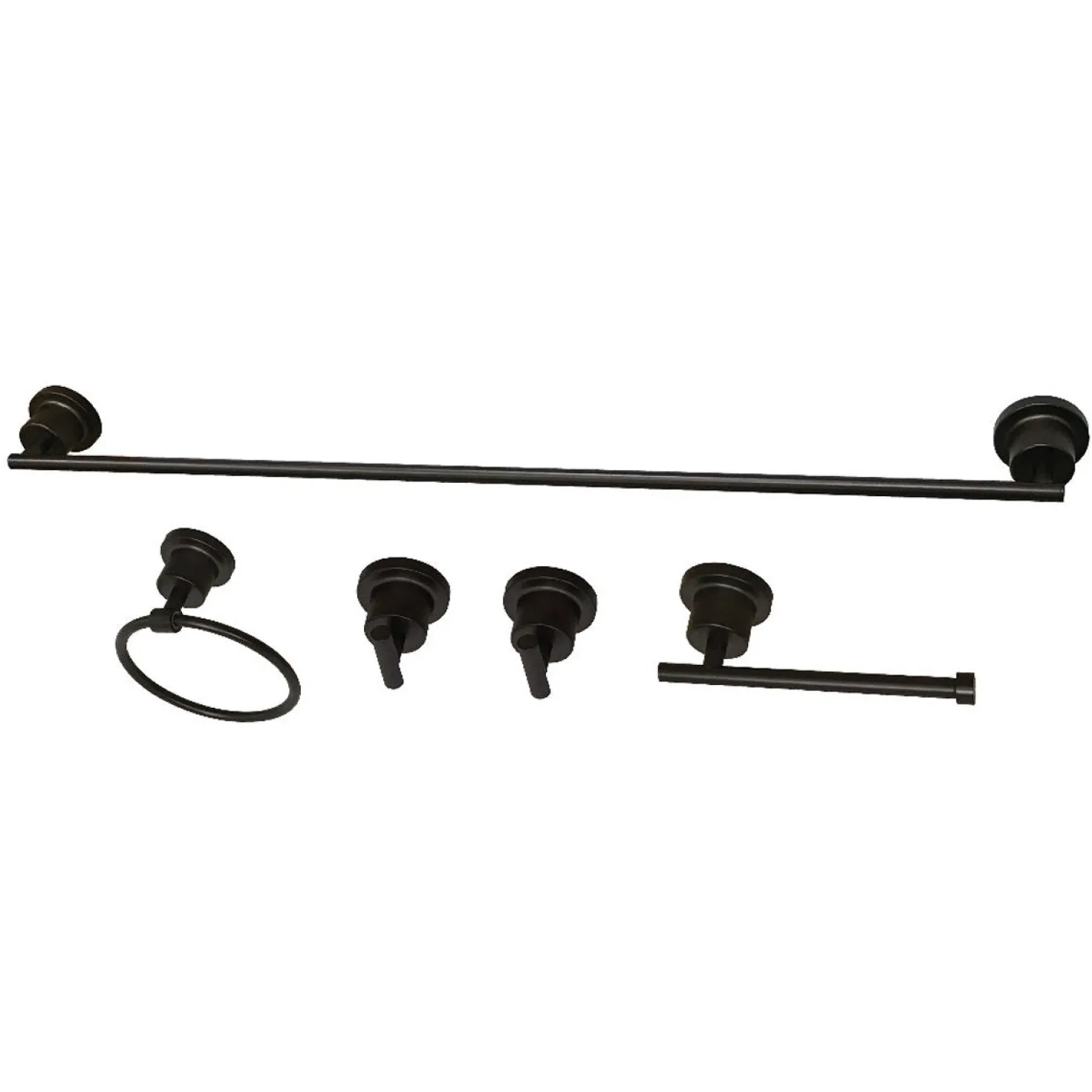Kingston Brass BAH8230478X-P Concord 5-Piece Bathroom Accessory Set