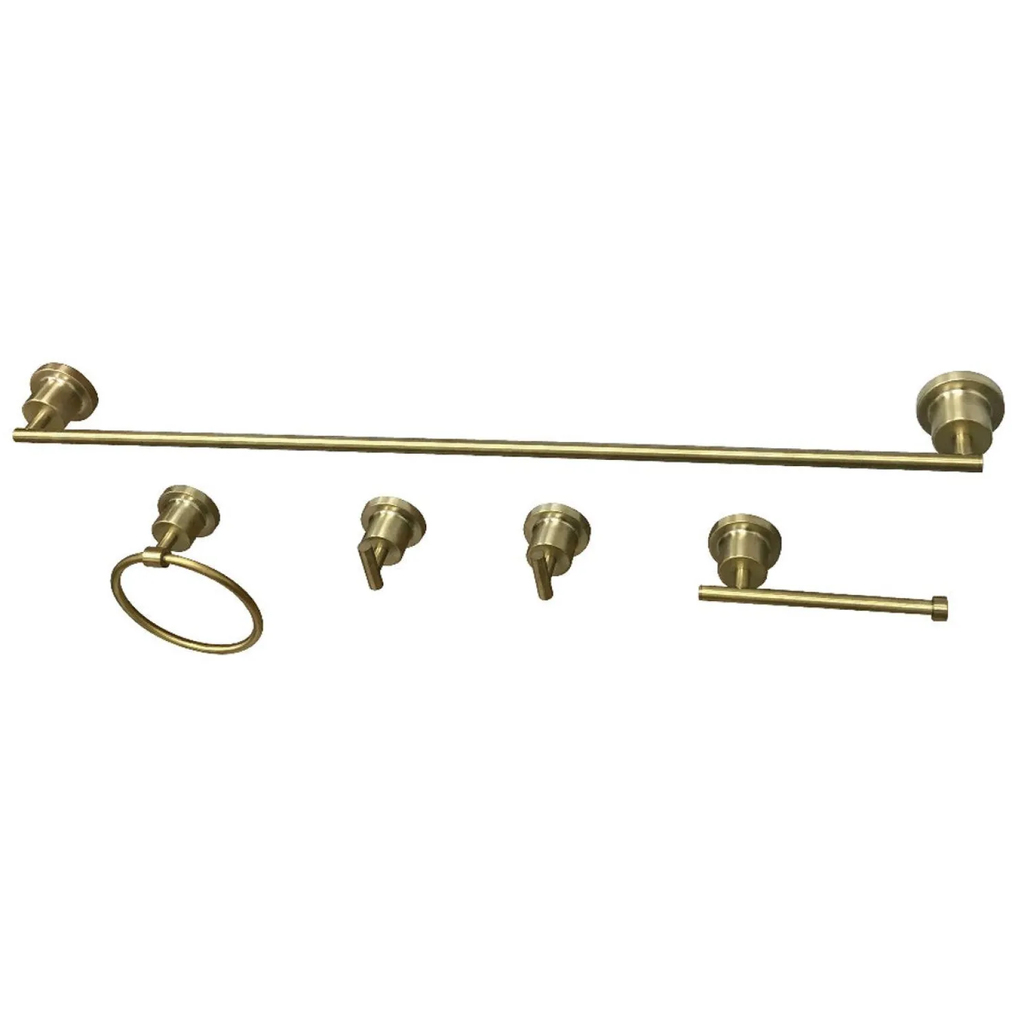 Kingston Brass BAH8230478X-P Concord 5-Piece Bathroom Accessory Set