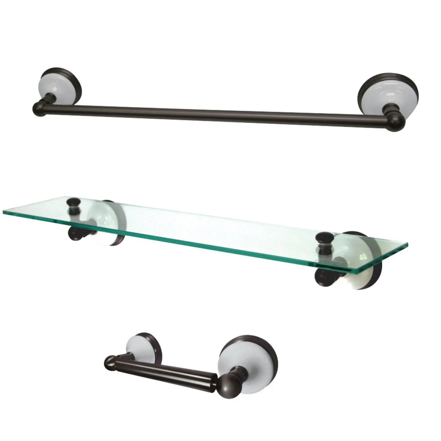 Kingston Brass BAK111289X-P Victorian 3-Piece Bathroom Hardware