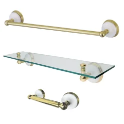 Kingston Brass BAK111289X-P Victorian 3-Piece Bathroom Hardware