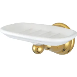Kingston Brass BA5565PB Royale Wall-Mount Soap Dish in Polished Brass