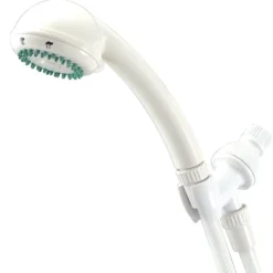 Kingston Brass Barcelona 3-Setting Adjustable Hand Shower in White