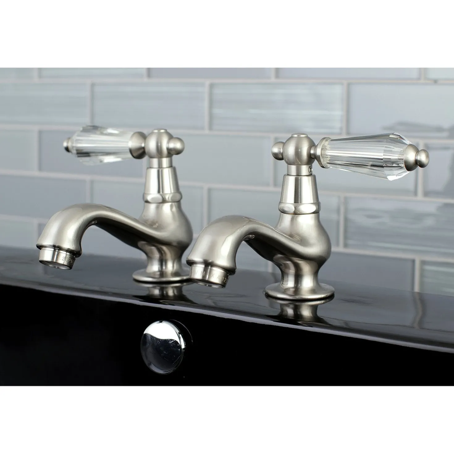 Kingston Brass Basin Tap Faucet with Cross Handle