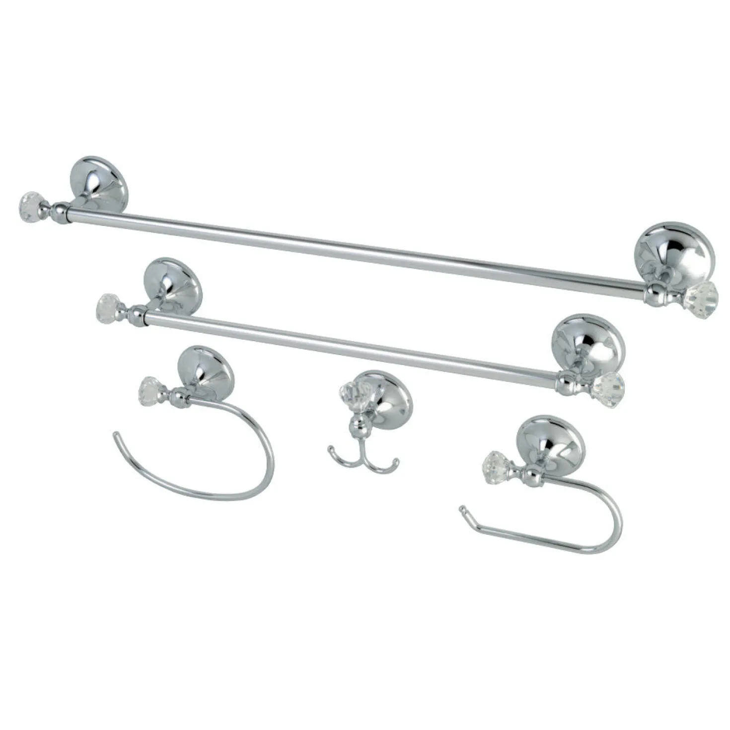 Kingston Brass Bathroom Accessory 5-Piece Bath Hardware Combo