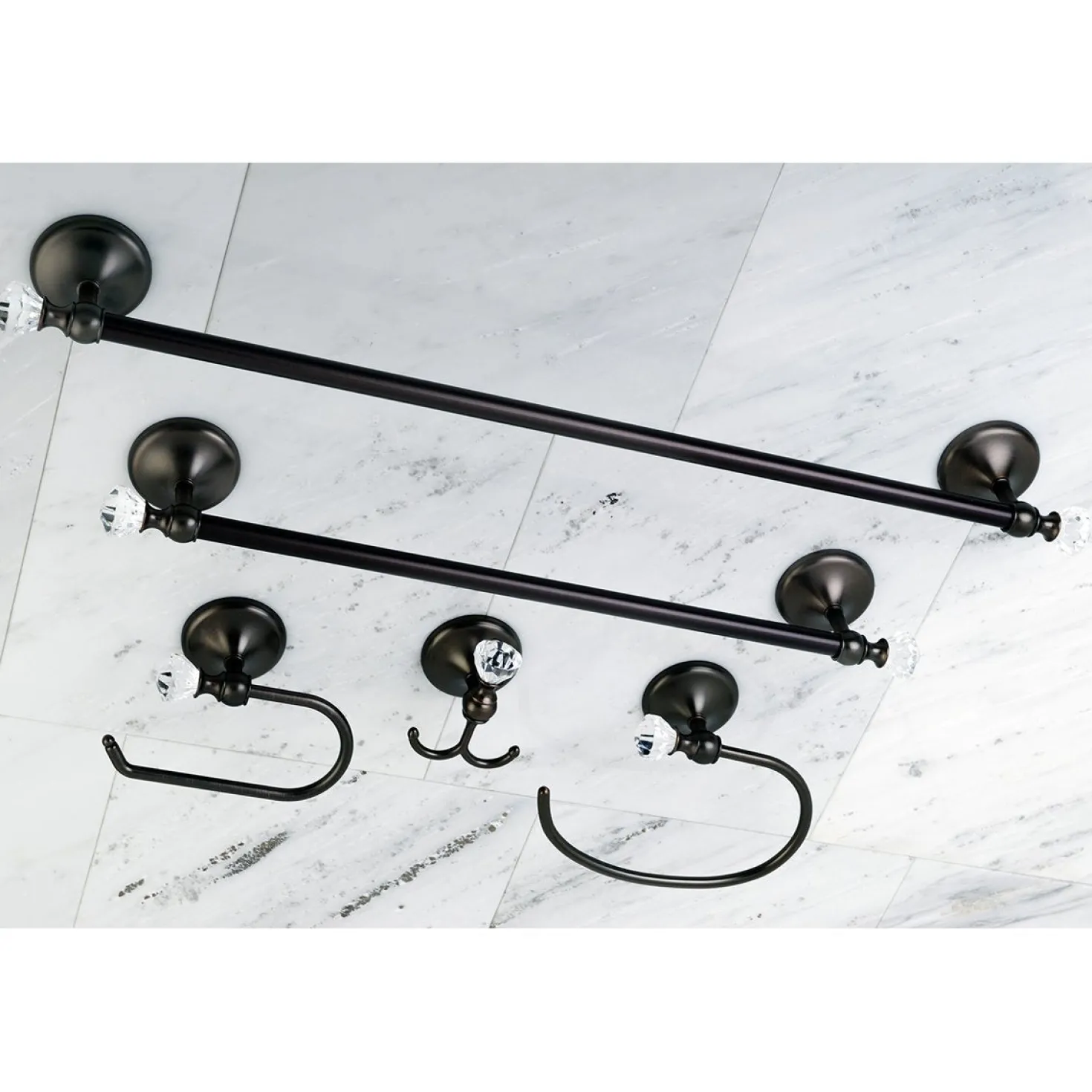 Kingston Brass Bathroom Accessory 5-Piece Bath Hardware Combo
