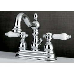 Kingston Brass Bel-Air Deck Mount 4" Centerset Bathroom Faucet
