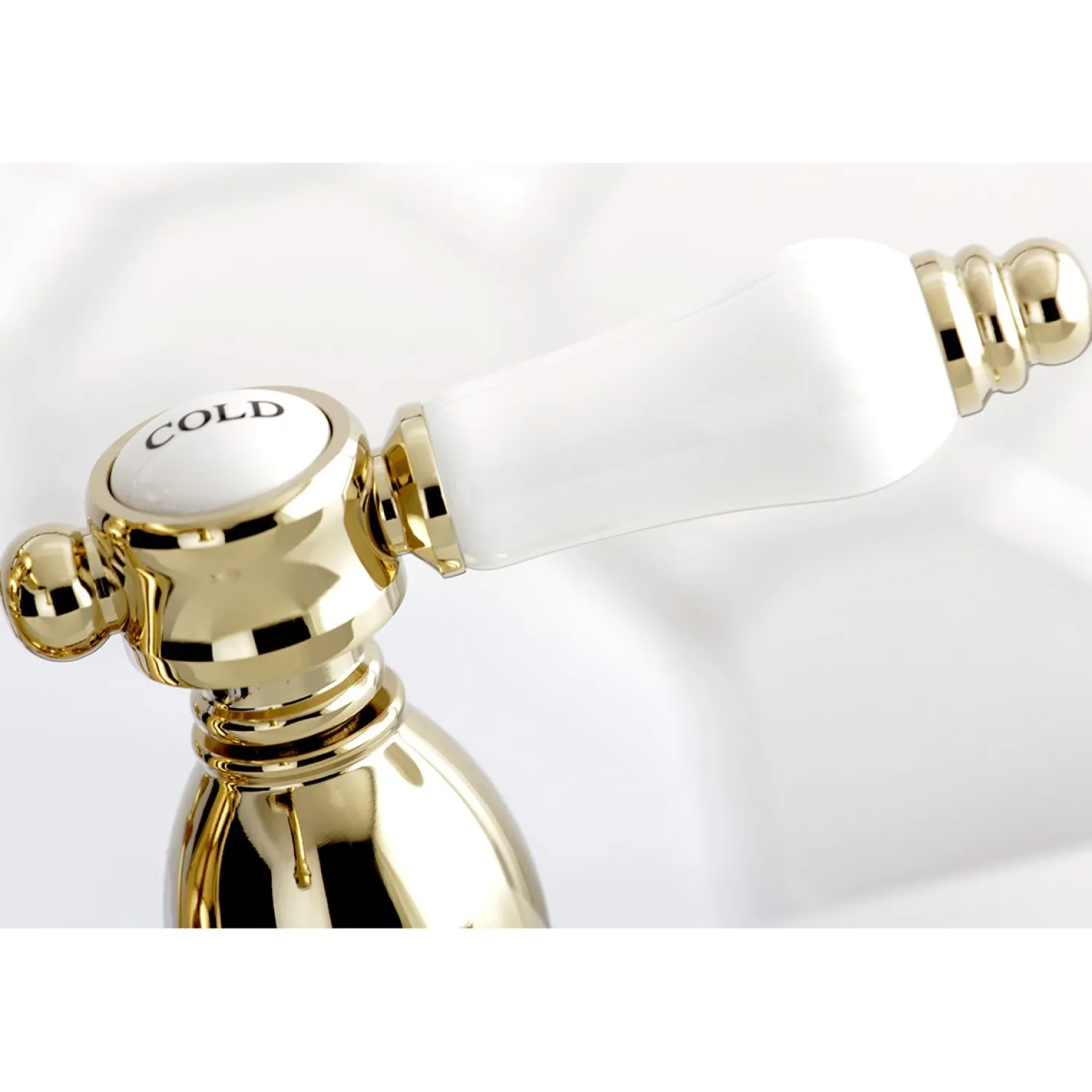 Kingston Brass Bel-Air Deck Mount 4" Centerset Bathroom Faucet