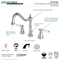 Kingston Brass Bel-Air Deck Mount 8