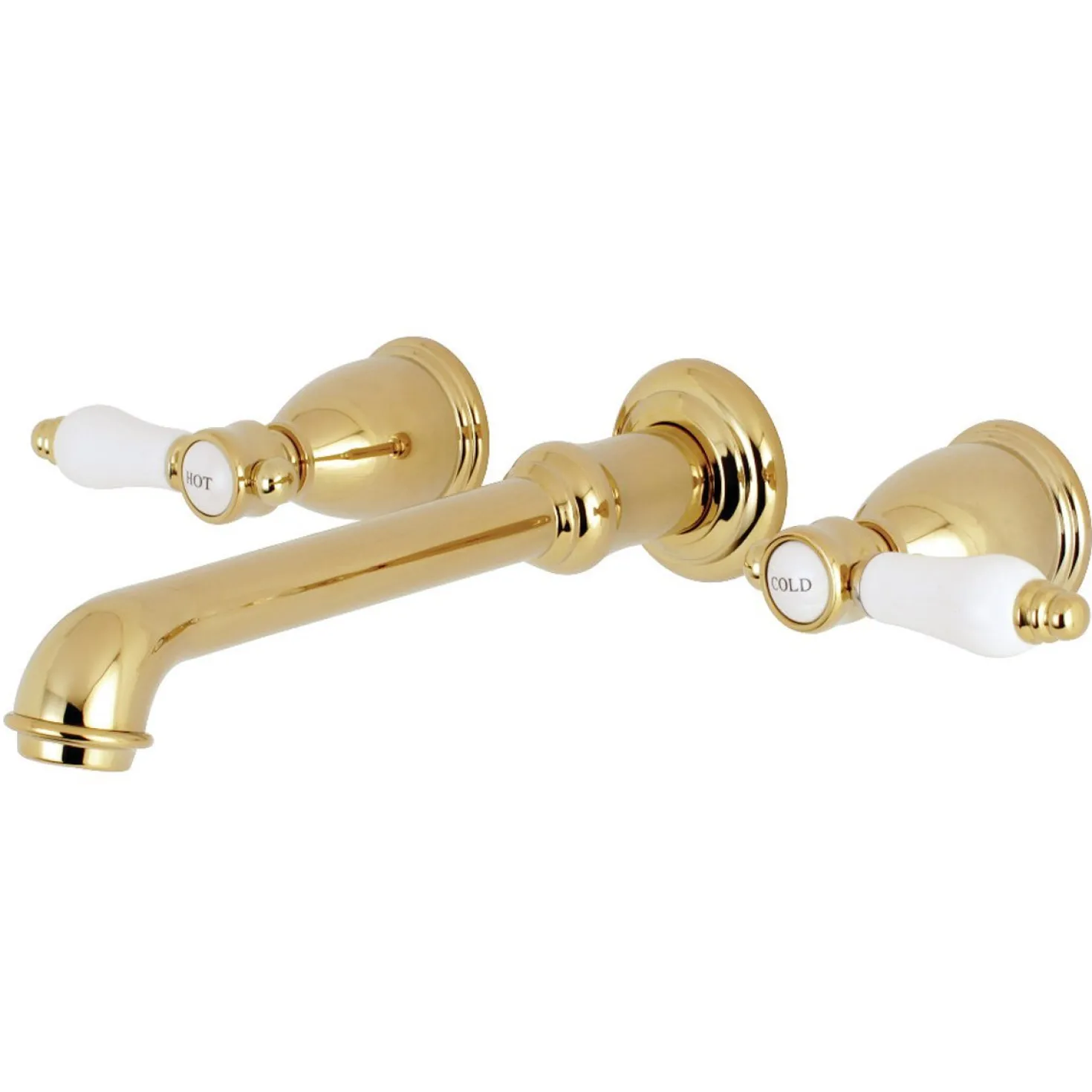 Kingston Brass Bel-Air 2-Handle Wall Mount Roman Tub Faucet