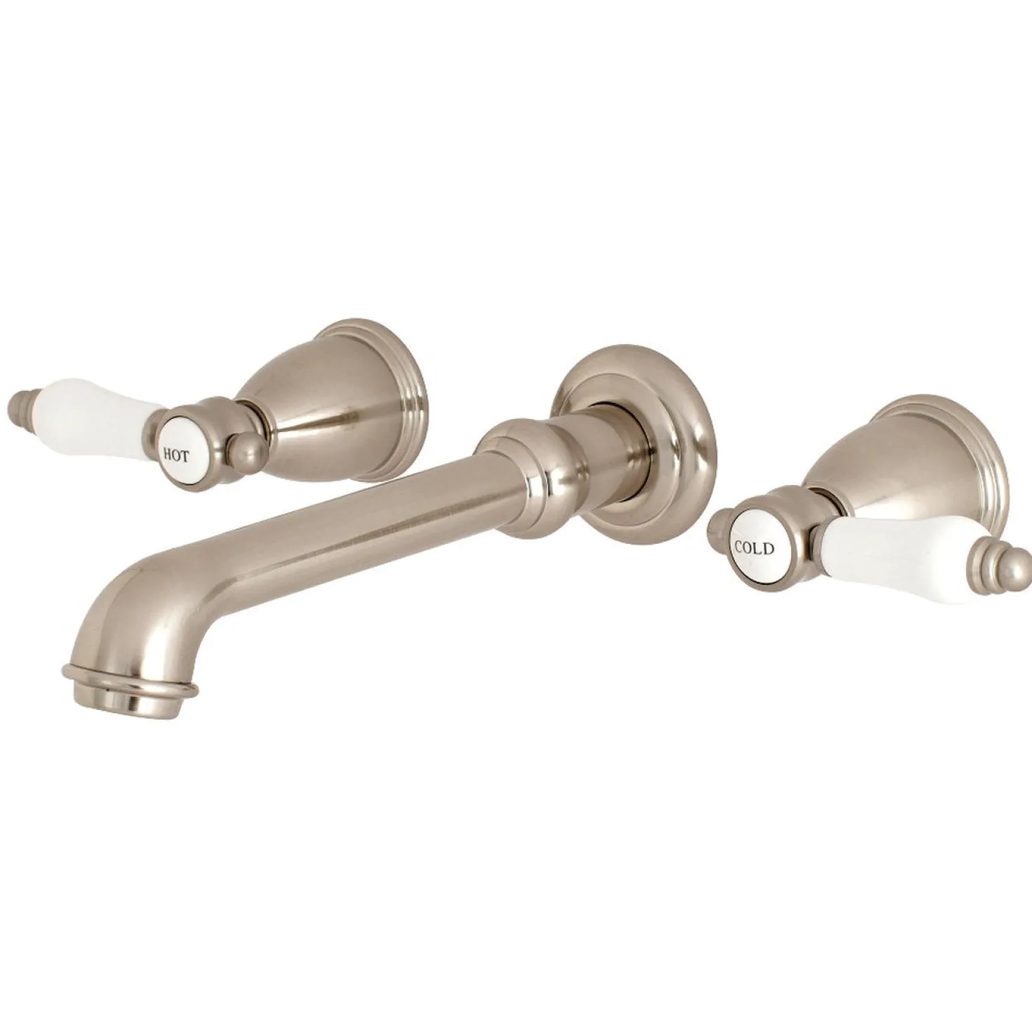 Kingston Brass Bel-Air 2-Handle Wall Mount Roman Tub Faucet
