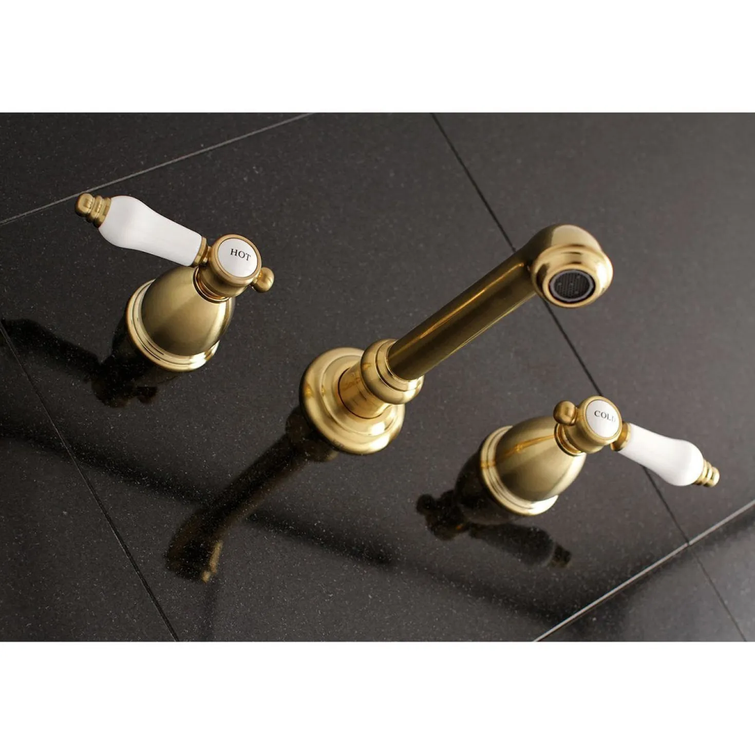 Kingston Brass Bel-Air 2-Handle Wall Mount Roman Tub Faucet