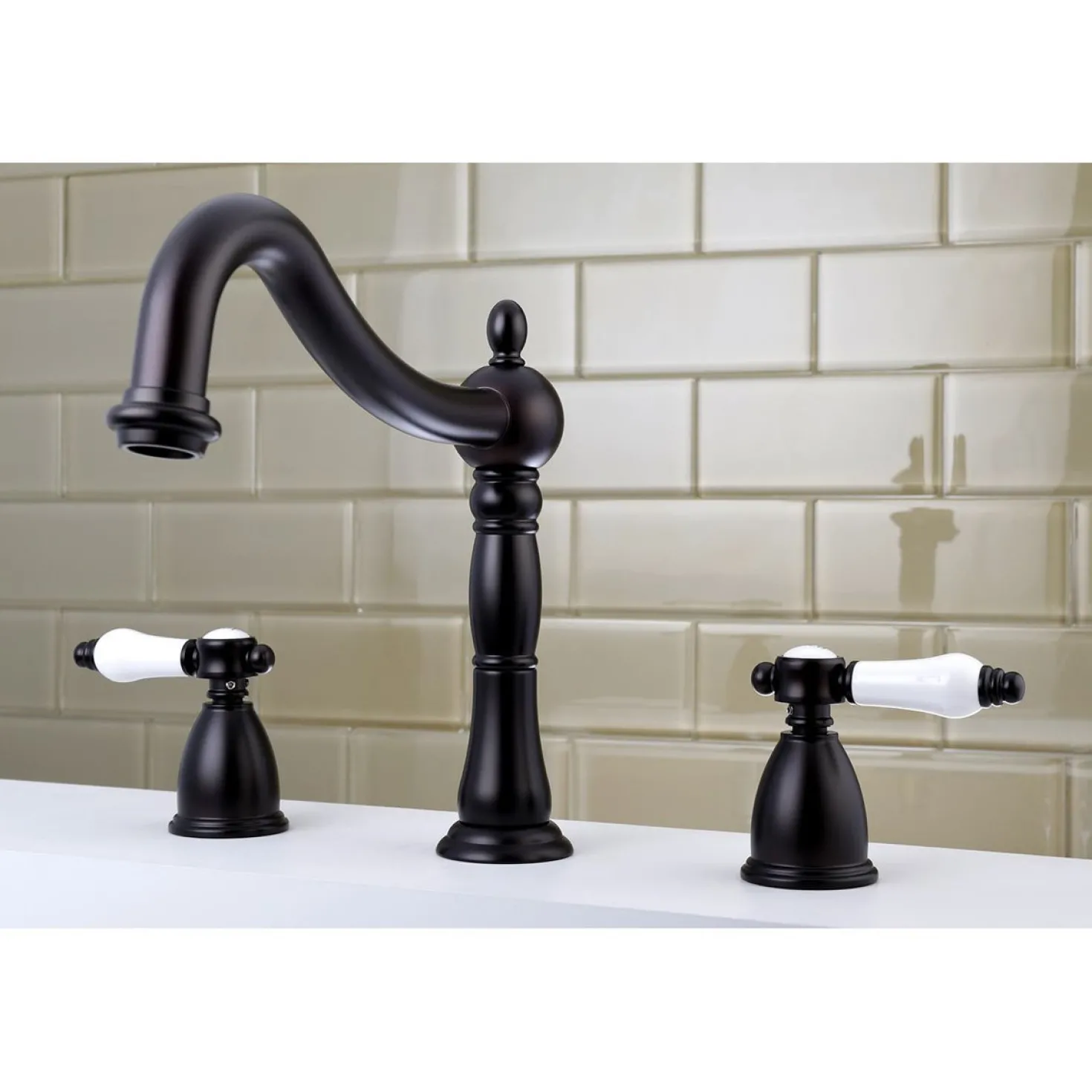 Kingston Brass Bel-Air Roman Tub Filler with Lever Handle