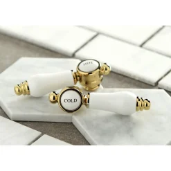 Kingston Brass Bel-Air Roman Tub Filler with Lever Handle