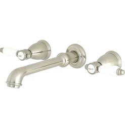 Kingston Brass Bel-Air Two-Handle Wall Mount Bathroom Faucet