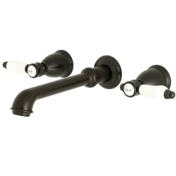 Kingston Brass Bel-Air Two-Handle Wall Mount Bathroom Faucet