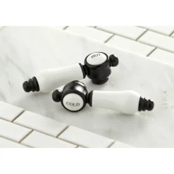 Kingston Brass Bel-Air Two-Handle Wall Mount Bathroom Faucet