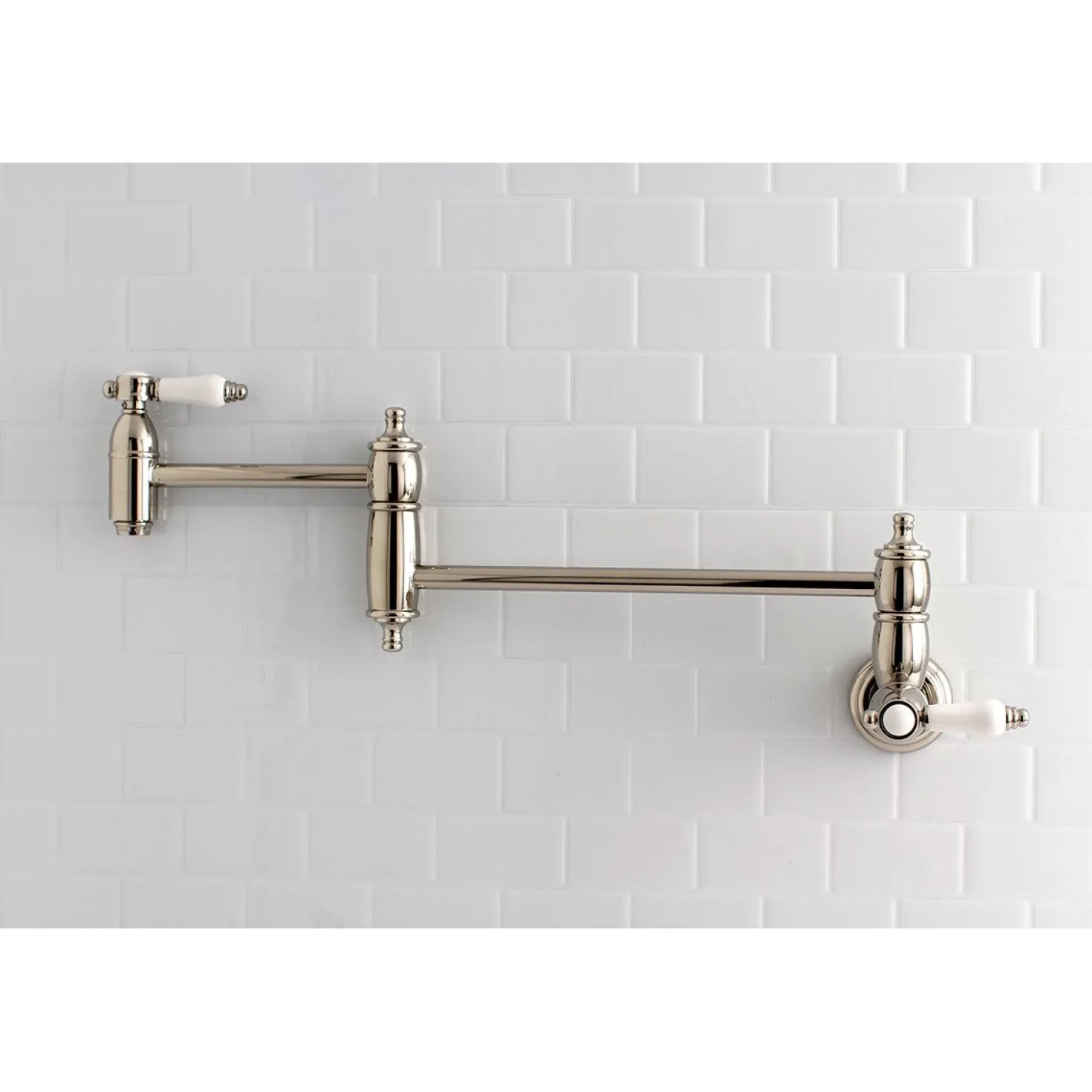 Kingston Brass Bel-Air Wall Mount Pot Filler Kitchen Faucet
