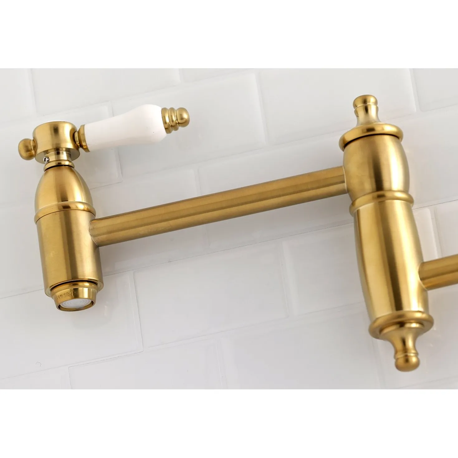 Kingston Brass Bel-Air Wall Mount Pot Filler Kitchen Faucet