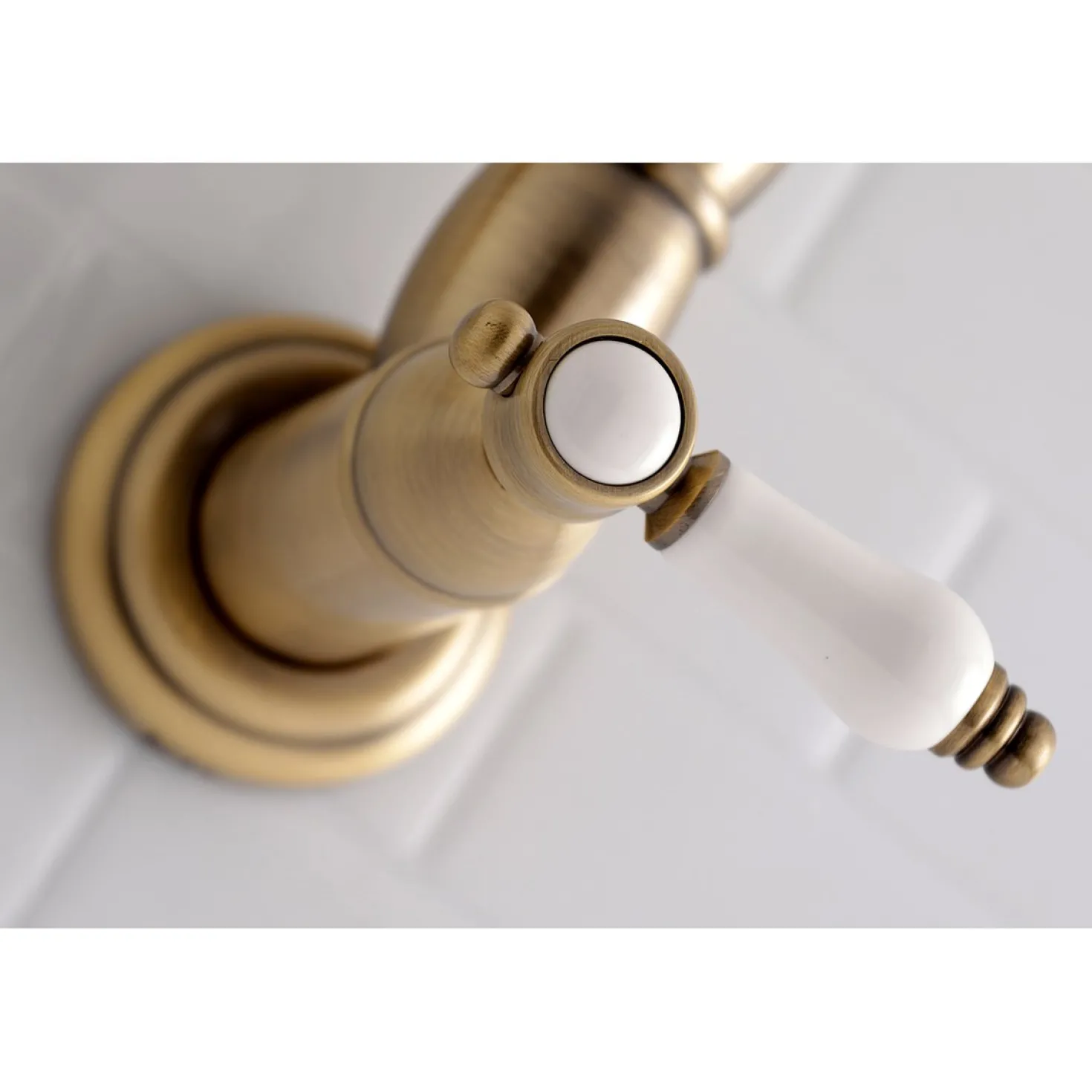Kingston Brass Bel-Air Wall Mount Pot Filler Kitchen Faucet