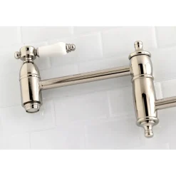 Kingston Brass Bel-Air Wall Mount Pot Filler Kitchen Faucet