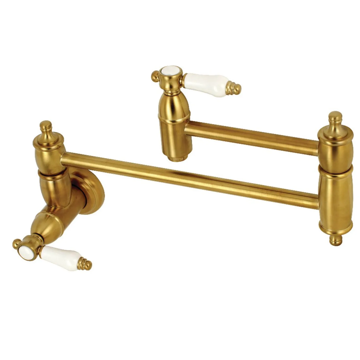 Kingston Brass Bel-Air Wall Mount Pot Filler Kitchen Faucet