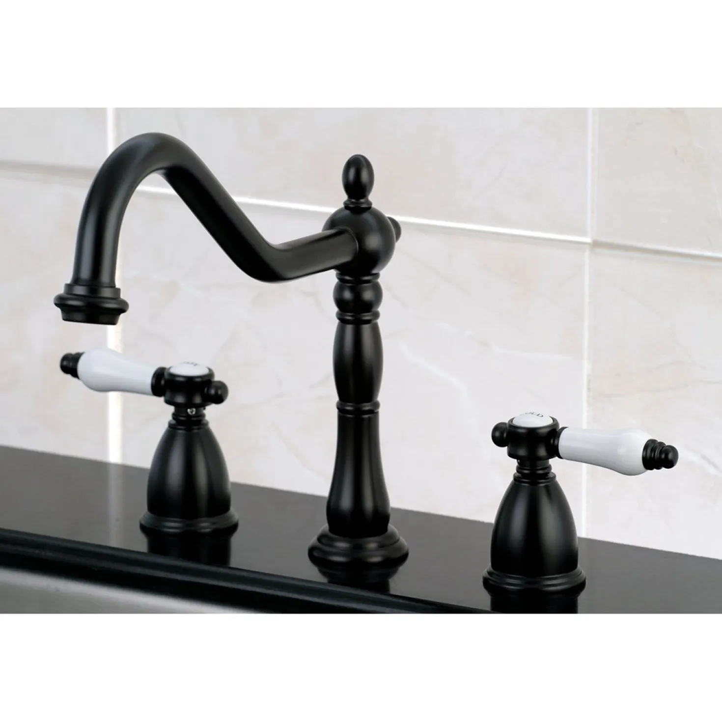 Kingston Brass Bel-Air Widespread Kitchen Faucet