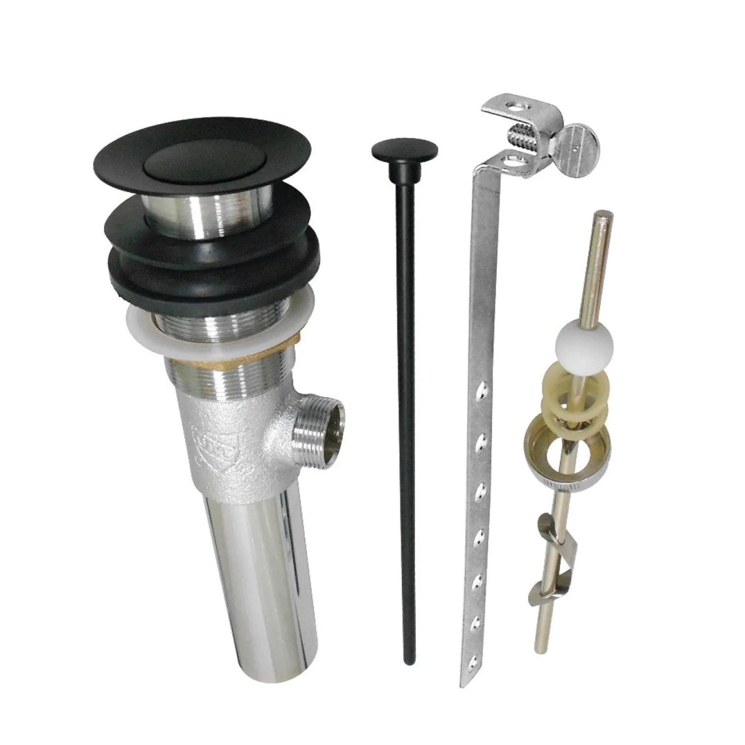 Kingston Brass Brass Pop-Up Drain with Overflow Hole