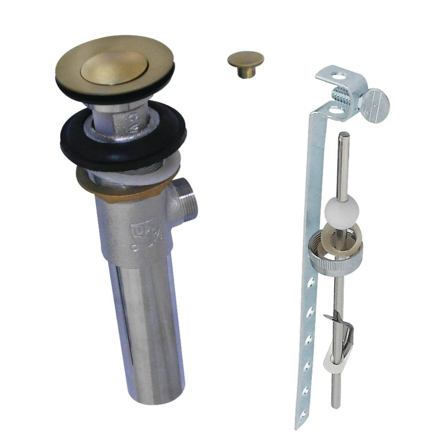 Kingston Brass Brass Pop-Up Drain with Overflow Hole