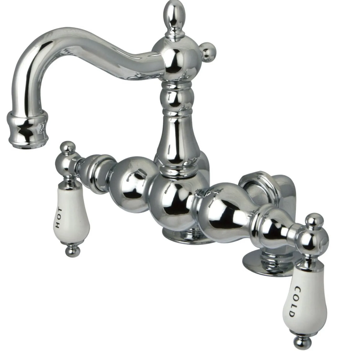 Kingston Brass CC1096T1 Vintage 3-3/8" Deck Mount Clawfoot Tub Filler