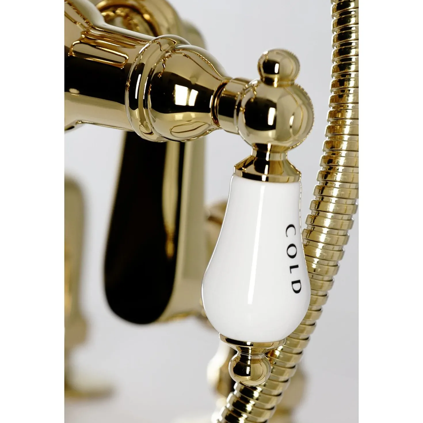Kingston Brass CC6017TX-P Vintage Clawfoot Tub Faucet with Hand Shower