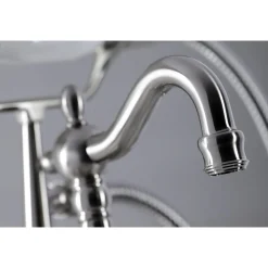 Kingston Brass CC6017TX-P Vintage Clawfoot Tub Faucet with Hand Shower