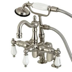 Kingston Brass CC6017TX-P Vintage Clawfoot Tub Faucet with Hand Shower