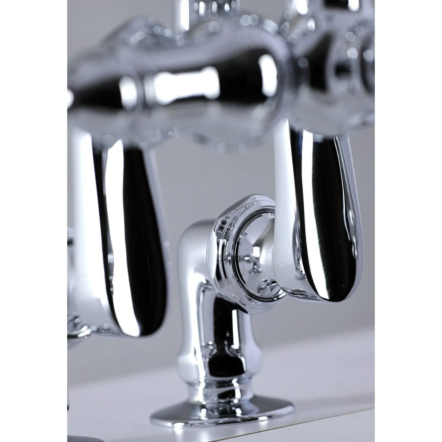 Kingston Brass CC613TX-P Vintage Clawfoot 12.5" x 10" x 8.25" Tub Faucet with Hand Shower