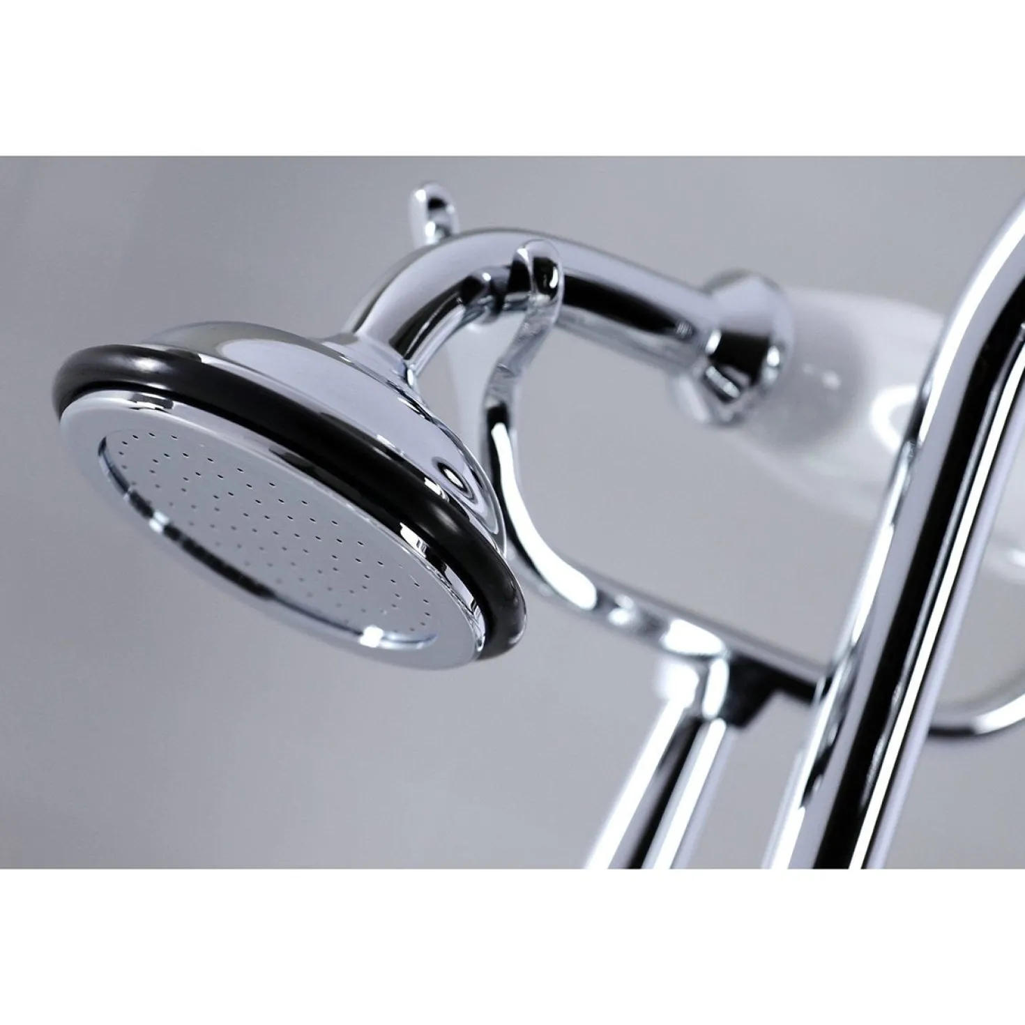 Kingston Brass CC617TX-P Vintage Clawfoot 12.5" x 10" x 8.25" Tub Faucet with Hand Shower