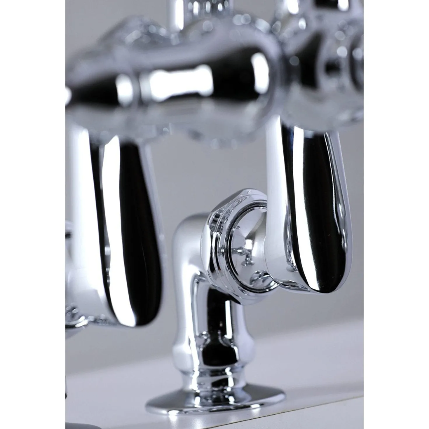 Kingston Brass CC617TX-P Vintage Clawfoot 12.5" x 10" x 8.25" Tub Faucet with Hand Shower