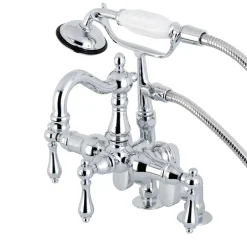 Kingston Brass CC6013TX-P Vintage Clawfoot Tub Faucet with Hand Shower